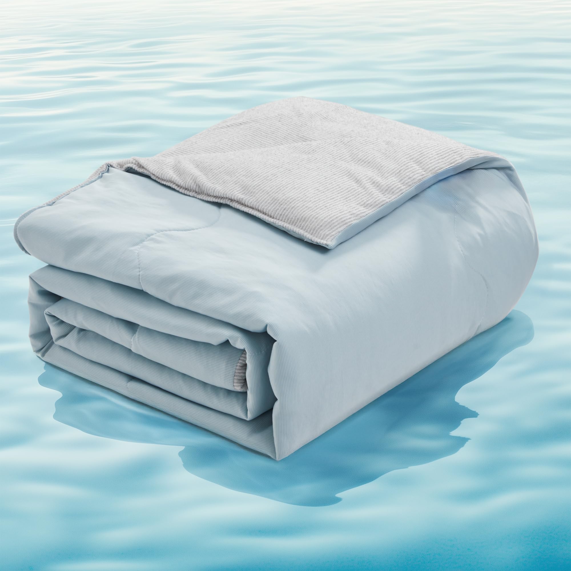 Deconovo Летнее охлаждающее полотенце Быстрая машинная Все лето 140см х 190см Одеяло, Охлаждающее, Тонкое, и Ткань, Сушка, Машинная стирка, Легкое, Сезоны, Односпальное, серый