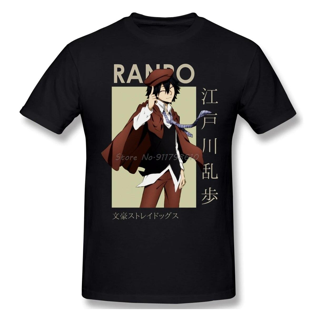 Ranpo Edogawa Bungou Stray Dogs футболка японского аниме хлопковая футболка с короткими рукавами футболки унисекс Harajuku уличная одежда
Ranpo Edogawa Bungou Stray Dogs футболка японского аниме хлопковая футболка с короткими рукавами футболки унисекс Harajuku уличная одежда