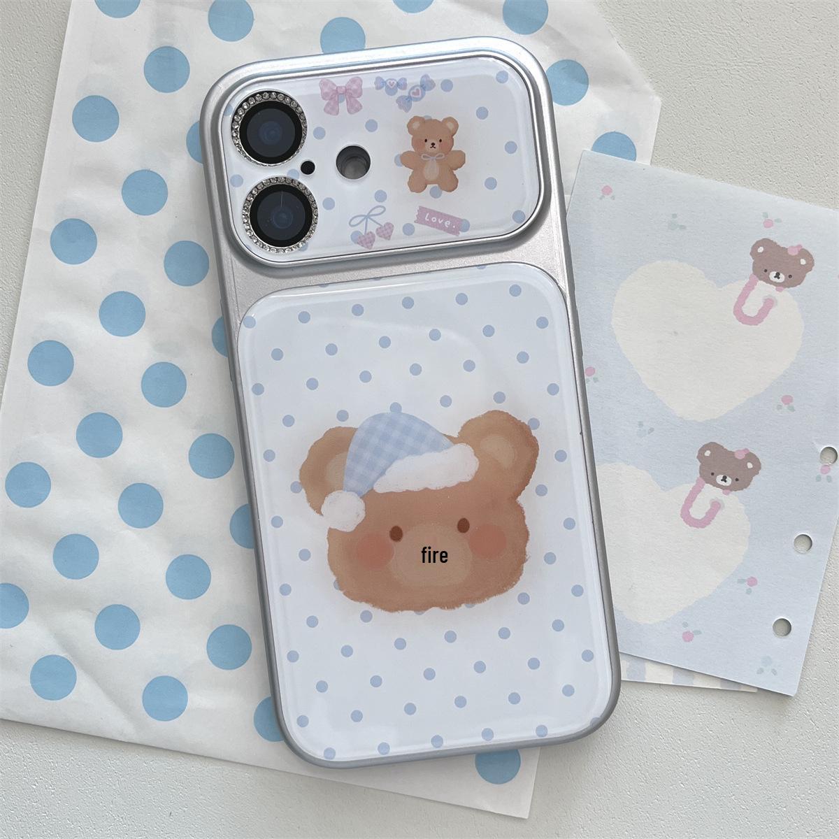 Cartoon Big Window Epoxy Little Bear Phone Case for iPhone 15/14 and 17/16 PRO MAX. iPhone 16 Pro Max
Cartoon Big Window Epoxy Little Bear Phone Case for iPhone 15/14 and 17/16 PRO MAX. iPhone 16 Pro Max