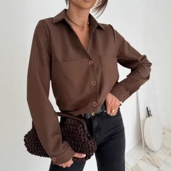 2025 Women s Comfy Autumn/Winter Inner Layering Shirt - Atmospheric Brown Small
2025 Women s Comfy Autumn/Winter Inner Layering Shirt - Atmospheric Brown Small