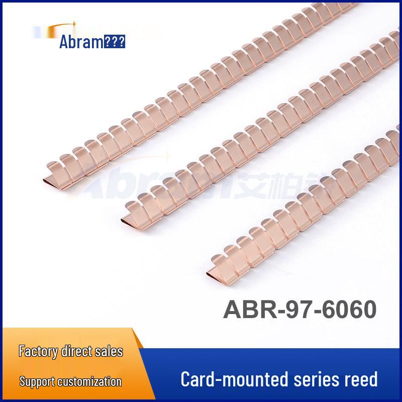 Card-Mounted Series 97-6060 Beryllium Copper Spring Contacts - Suzhou Wuji Original Color 406MM
Card-Mounted Series 97-6060 Beryllium Copper Spring Contacts - Suzhou Wuji Original Color 406MM