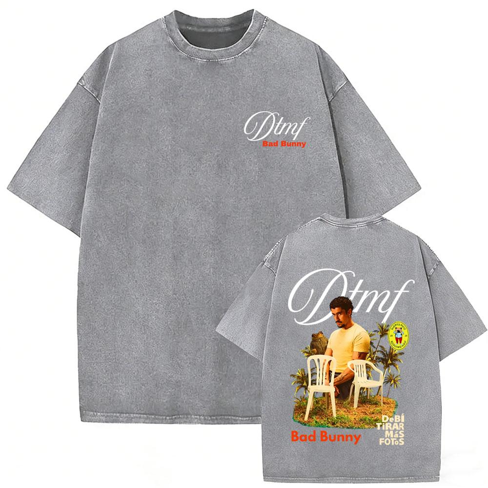 Rapper Bad Bunny Vintage Washed Tshirt DeBi TiRAR MaS FOToS DTMF World Tour T Shirts Men Hip Hop Fashion Short Sleeve Tshirts S
Rapper Bad Bunny Vintage Washed Tshirt DeBi TiRAR MaS FOToS DTMF World Tour T Shirts Men Hip Hop Fashion Short Sleeve Tshirts S