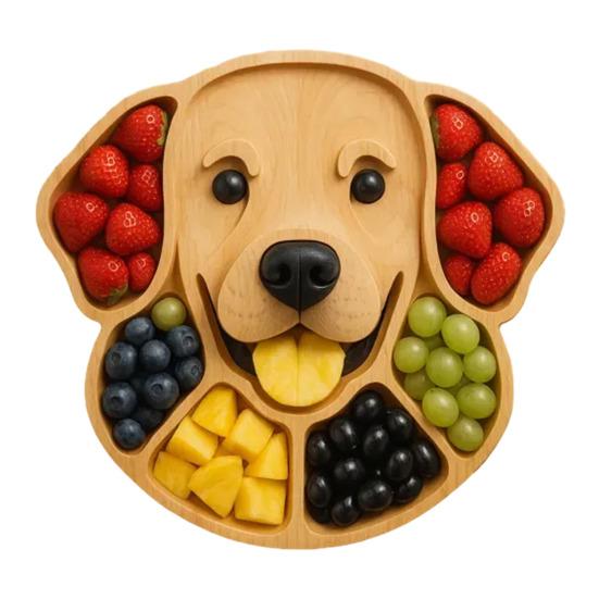 Доска для закусок с отделениями, поднос для аперитивов на собачью тематику для сыра, мяса и снеков, сервировочная доска с собачьей мордой для вечеринок и пикников
Доска для закусок с отделениями, поднос для аперитивов на собачью тематику для сыра, мяса и снеков, сервировочная доска с собачьей мордой для вечеринок и пикников