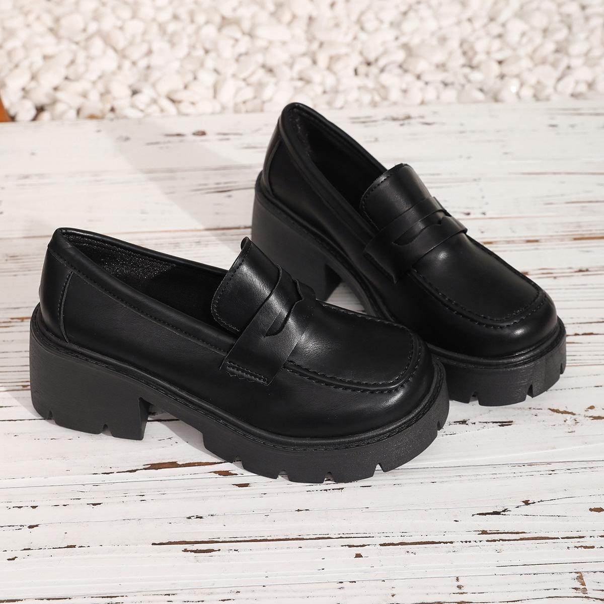 Plus Size British Style Loafers Women s Autumn Chunky Heel Slip on Low Top Shoes Office Casual Shoes Comfortable Walking Pumps 43 чорний
Plus Size British Style Loafers Women s Autumn Chunky Heel Slip on Low Top Shoes Office Casual Shoes Comfortable Walking Pumps 43 чорний