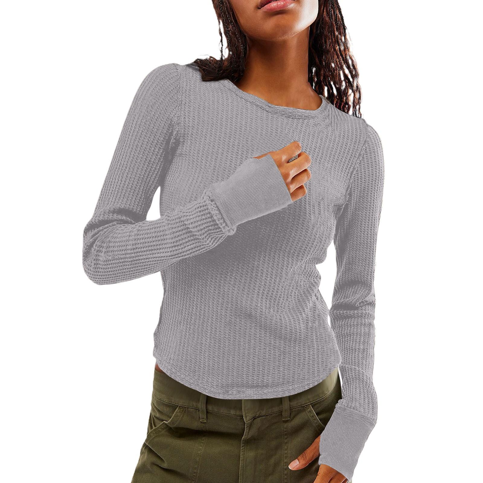 Women s Casual Long Sleeve T-shirt And Winter Color Slim Pullover Bottom Shirt Tops M
Women s Casual Long Sleeve T-shirt And Winter Color Slim Pullover Bottom Shirt Tops M