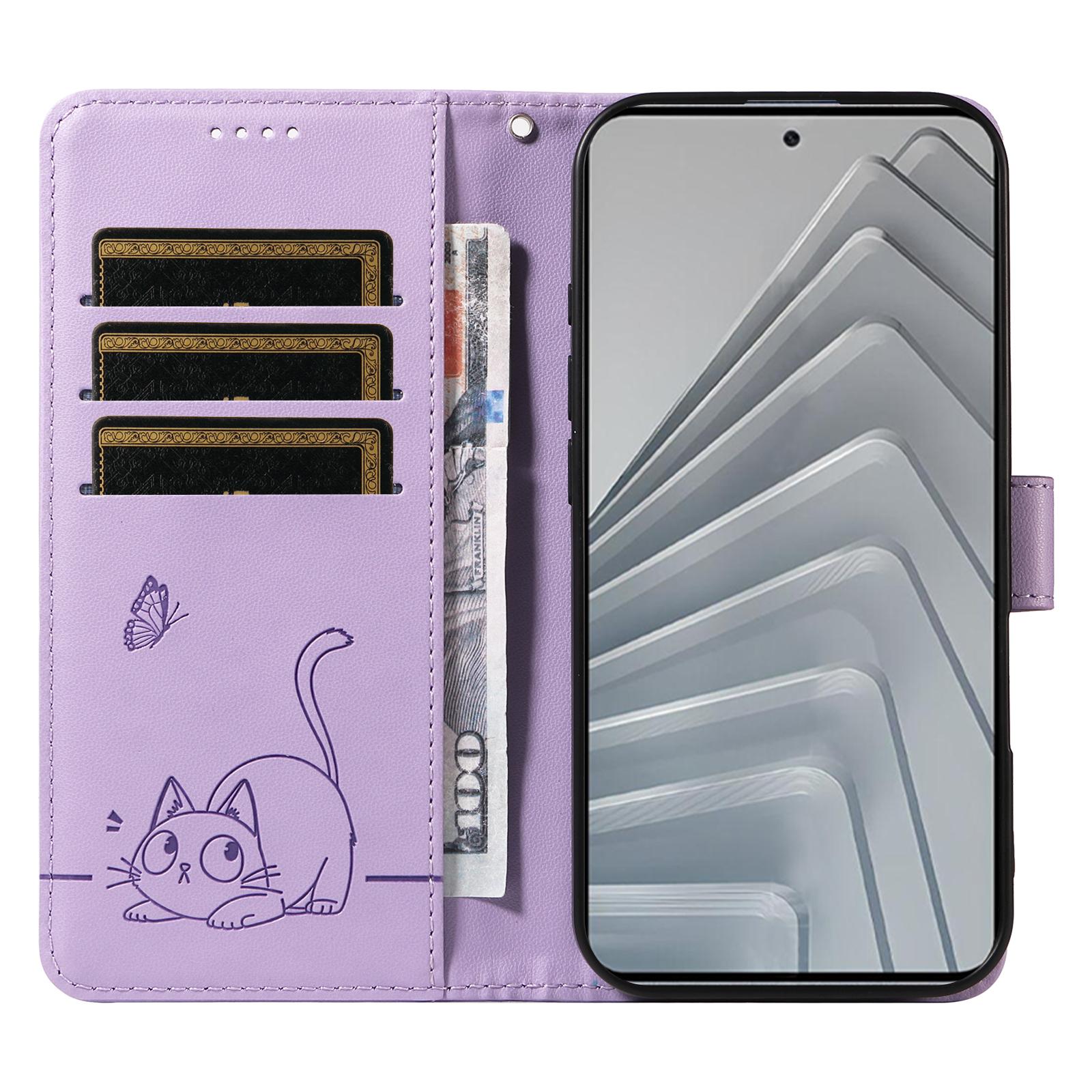 For Xiaomi Redmi Note 14 4G (164.84mm) Wallet Case with Wrist Strap Cat Pattern Imprint Leather Phone Cover Sky Blue
For Xiaomi Redmi Note 14 4G (164.84mm) Wallet Case with Wrist Strap Cat Pattern Imprint Leather Phone Cover Sky Blue