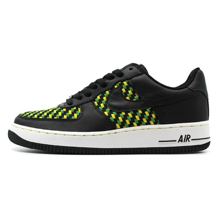 Nike Air Force 1 Low Premium Woven Black Green Yellow 309096-002 41
Nike Air Force 1 Low Premium Woven Black Green Yellow 309096-002 41