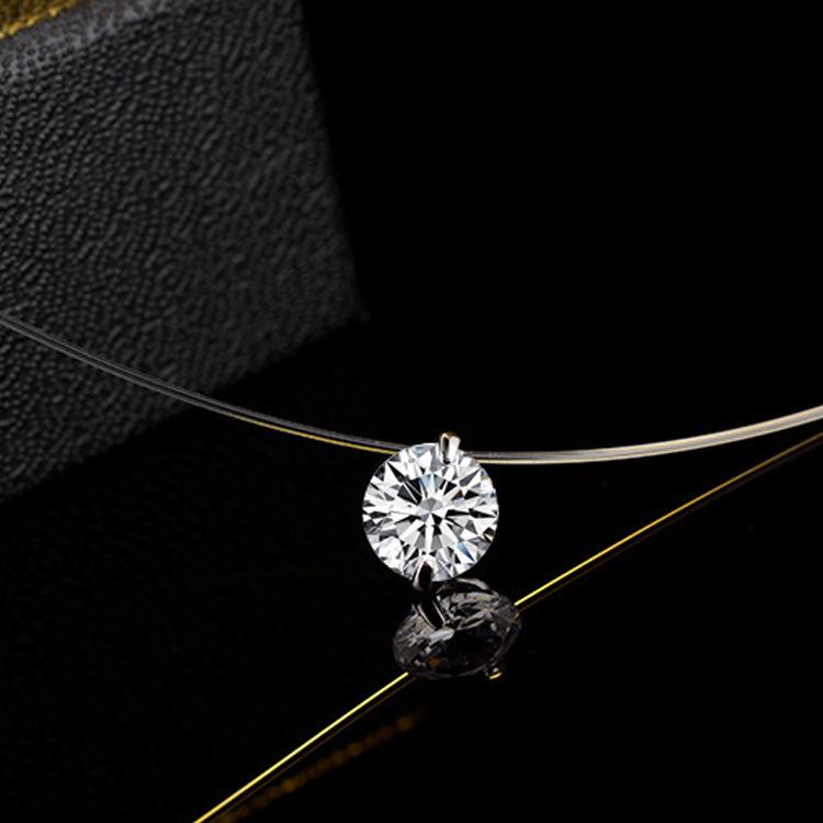 Прозрачное колье-подвеска в корейском стиле из лески с жемчугом, цирконом и цепочкой для ключицы - Дизайн «Слезы русалки» 8MM Pearl
Прозрачное колье-подвеска в корейском стиле из лески с жемчугом, цирконом и цепочкой для ключицы - Дизайн «Слезы русалки» 8MM Pearl