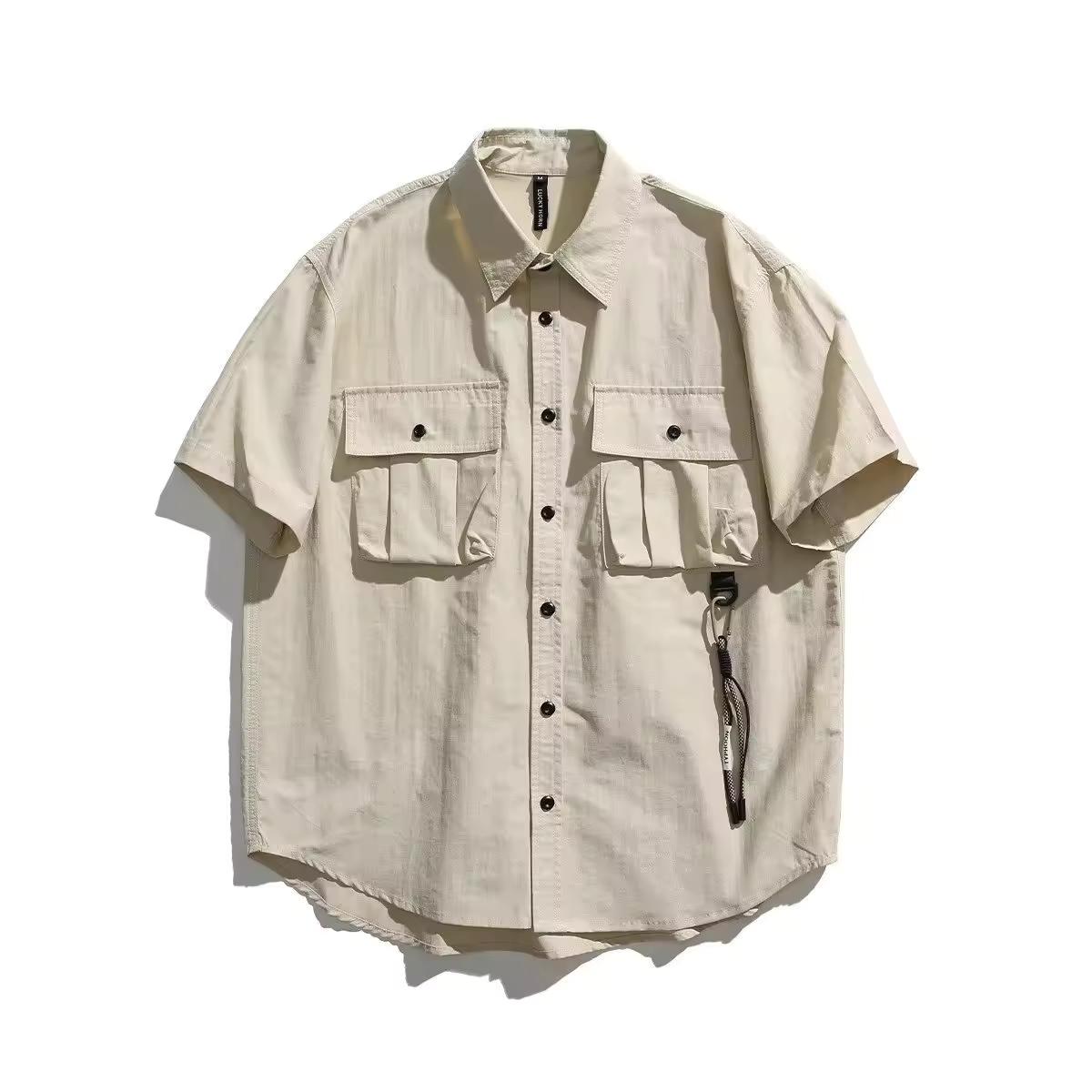 Men s Spring Summer Plus Size Cargo Shirts Vintage Laple Short Sleeve Shirts Loose Casual Jacket Male Streetwear 4XL абрикосовий
Men s Spring Summer Plus Size Cargo Shirts Vintage Laple Short Sleeve Shirts Loose Casual Jacket Male Streetwear 4XL абрикосовий