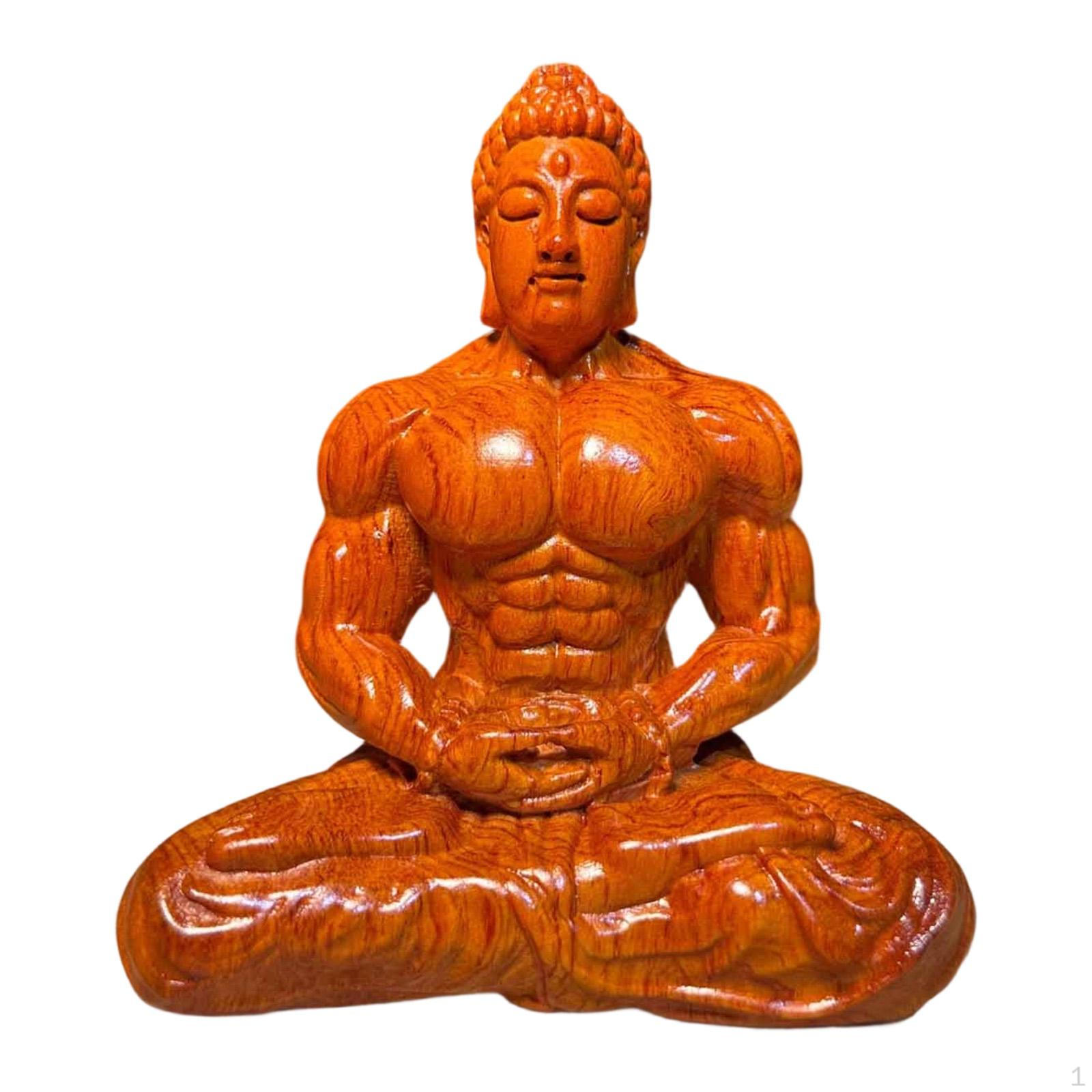 Buddha Figure Mini Statue Handmade Chinese Decorative Ornament Creative Sculpture Made Rosewood S
Buddha Figure Mini Statue Handmade Chinese Decorative Ornament Creative Sculpture Made Rosewood S