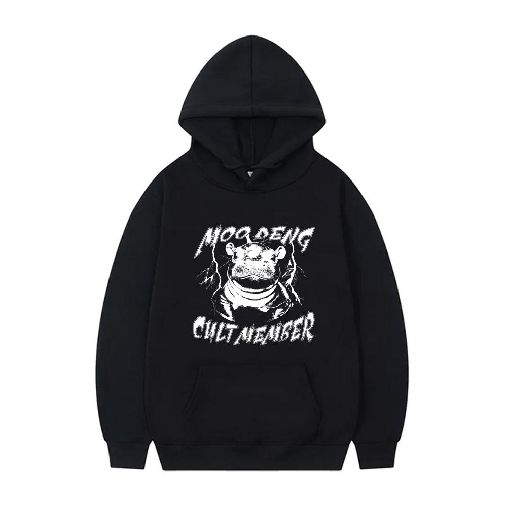 Moo Deng Cult Member Hoodie Baby Hippo Heavy Metal Style Sweatshirt Men Women s Funny Oversized Hoodies Unsiex Fleece Pullover 3XL
Moo Deng Cult Member Hoodie Baby Hippo Heavy Metal Style Sweatshirt Men Women s Funny Oversized Hoodies Unsiex Fleece Pullover 3XL