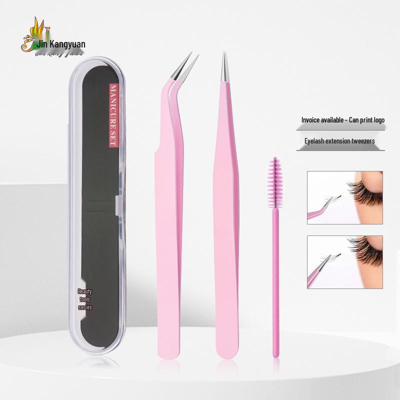 Curved Tip Stainless Steel Eyelash Tweezers - High Density Planting and Grafting Tool
Curved Tip Stainless Steel Eyelash Tweezers - High Density Planting and Grafting Tool