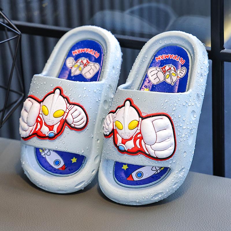 Ultraman Non-Slip Cartoon Slippers for Kids - Wear-Resistant, Thickened, Soft Sole 28-29/Length 16.5cm синій
Ultraman Non-Slip Cartoon Slippers for Kids - Wear-Resistant, Thickened, Soft Sole 28-29/Length 16.5cm синій