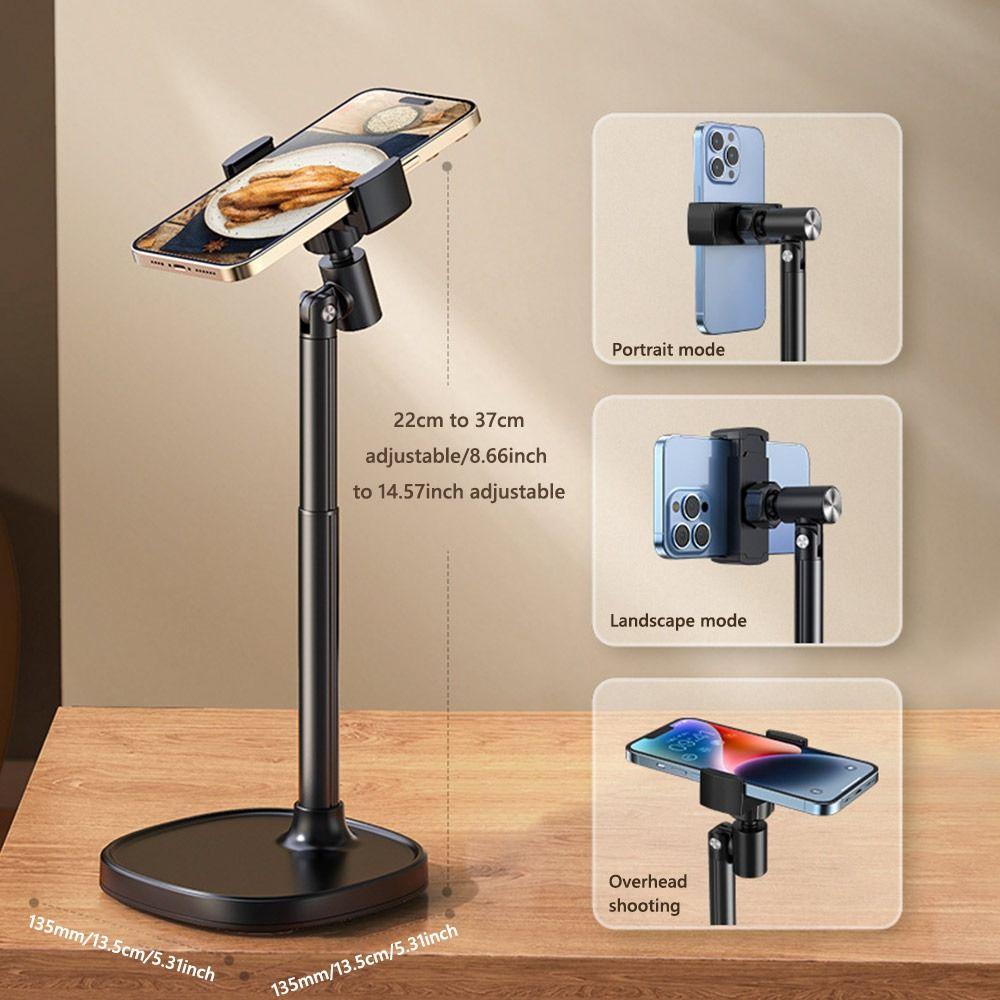 Foldable Design Aluminum Alloy Holder Mobile Stand for Desk Use Desktop Filming Content Creation білий
Foldable Design Aluminum Alloy Holder Mobile Stand for Desk Use Desktop Filming Content Creation білий