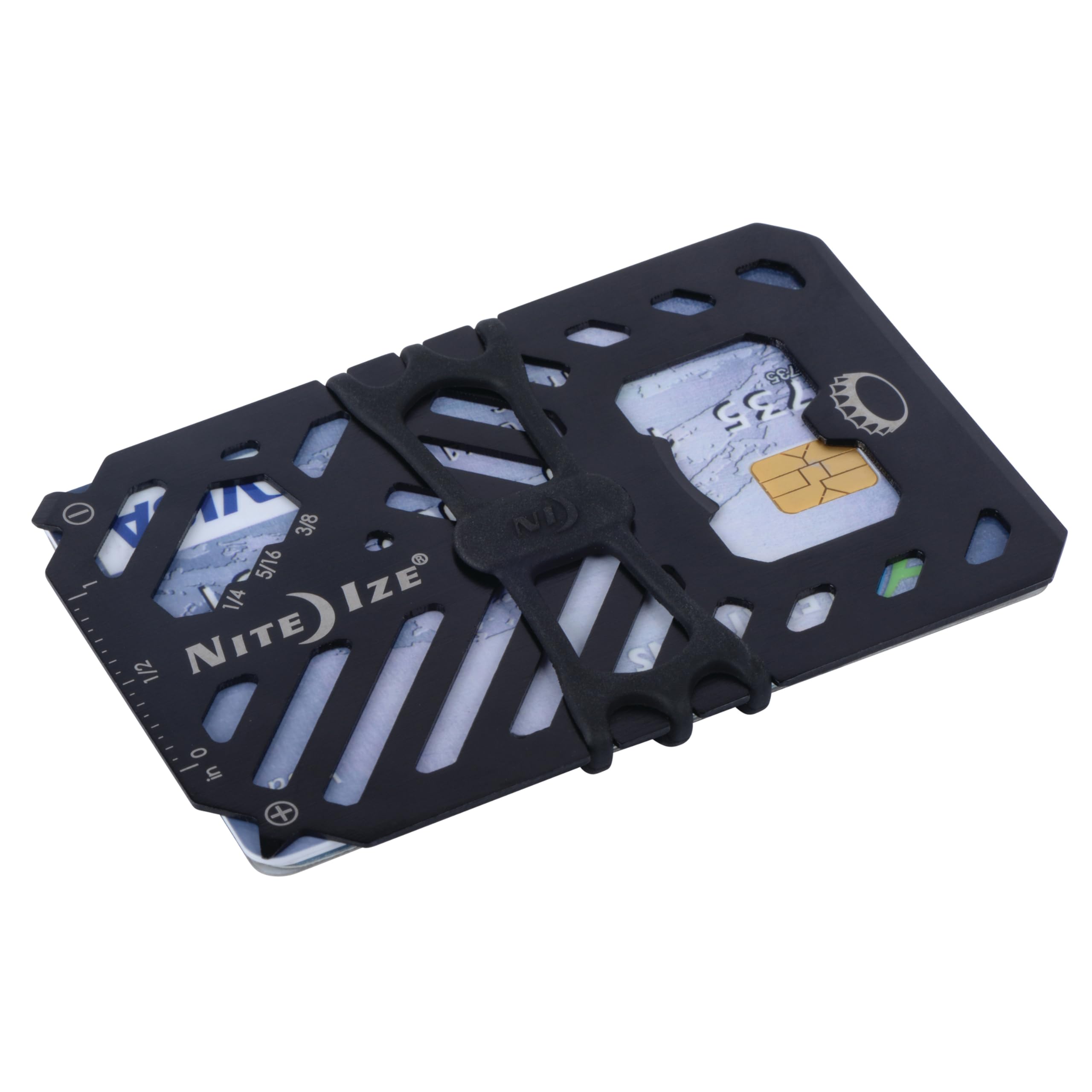 NITEIZE Financial Tools Wallet II Money Clip Small Wallet Tool Bottle Opener Screwdriver Box Cutter Ruler Multi-Tool Multi-Function чорний
NITEIZE Financial Tools Wallet II Money Clip Small Wallet Tool Bottle Opener Screwdriver Box Cutter Ruler Multi-Tool Multi-Function чорний
