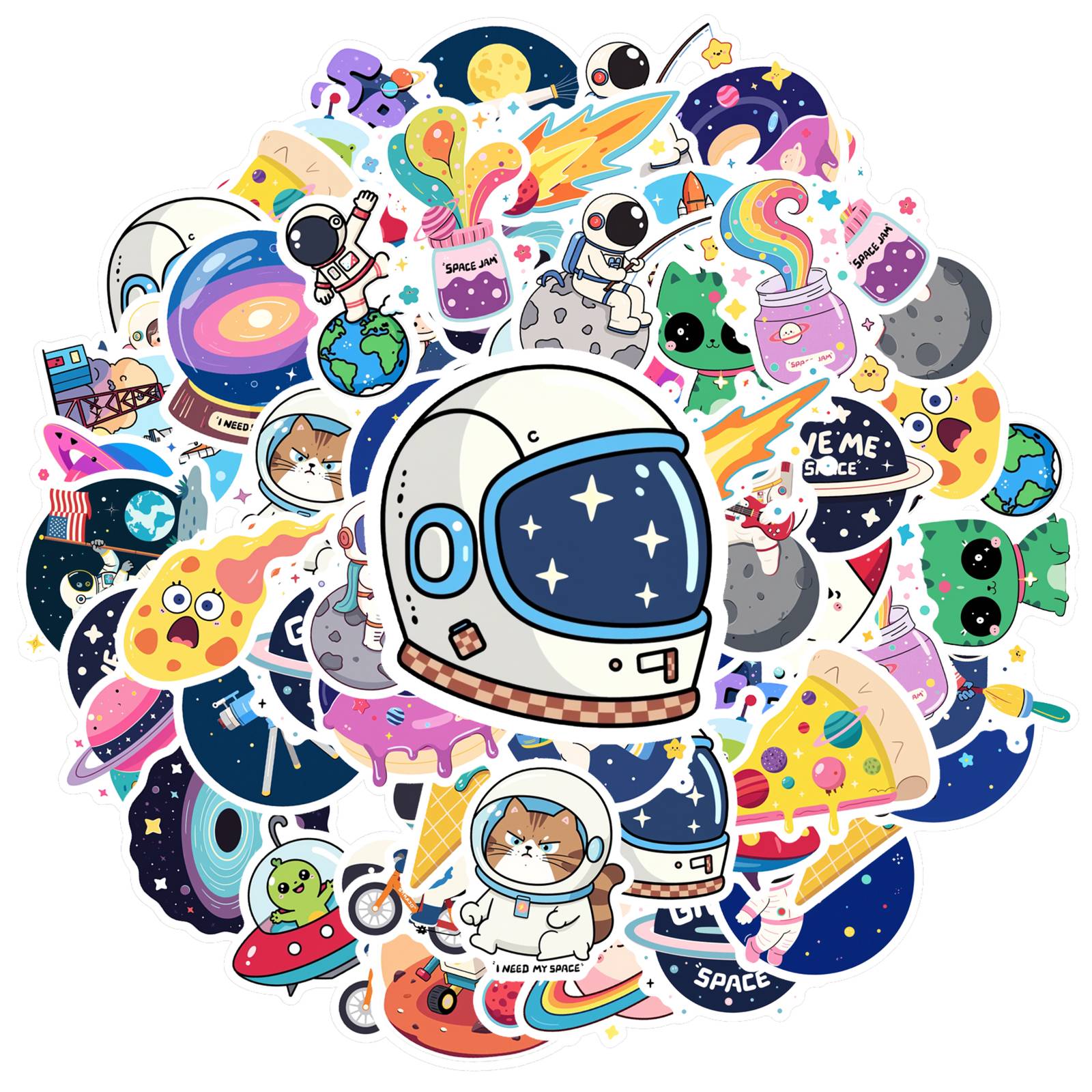 35pcs-50pcs Whimsical Planet Stickers Colorful Space Space Stickers Pack Funny Stickers For Suitcase Fridge Phone Luggage DIY
35pcs-50pcs Whimsical Planet Stickers Colorful Space Space Stickers Pack Funny Stickers For Suitcase Fridge Phone Luggage DIY