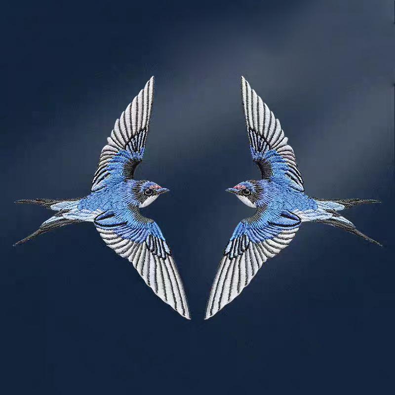 1 пара нашивок с вышивкой голубых ласточек, многопозиционный симметричный дизайн, пришивные аппликации для ремонта отверстий на одежде
1 пара нашивок с вышивкой голубых ласточек, многопозиционный симметричный дизайн, пришивные аппликации для ремонта отверстий на одежде