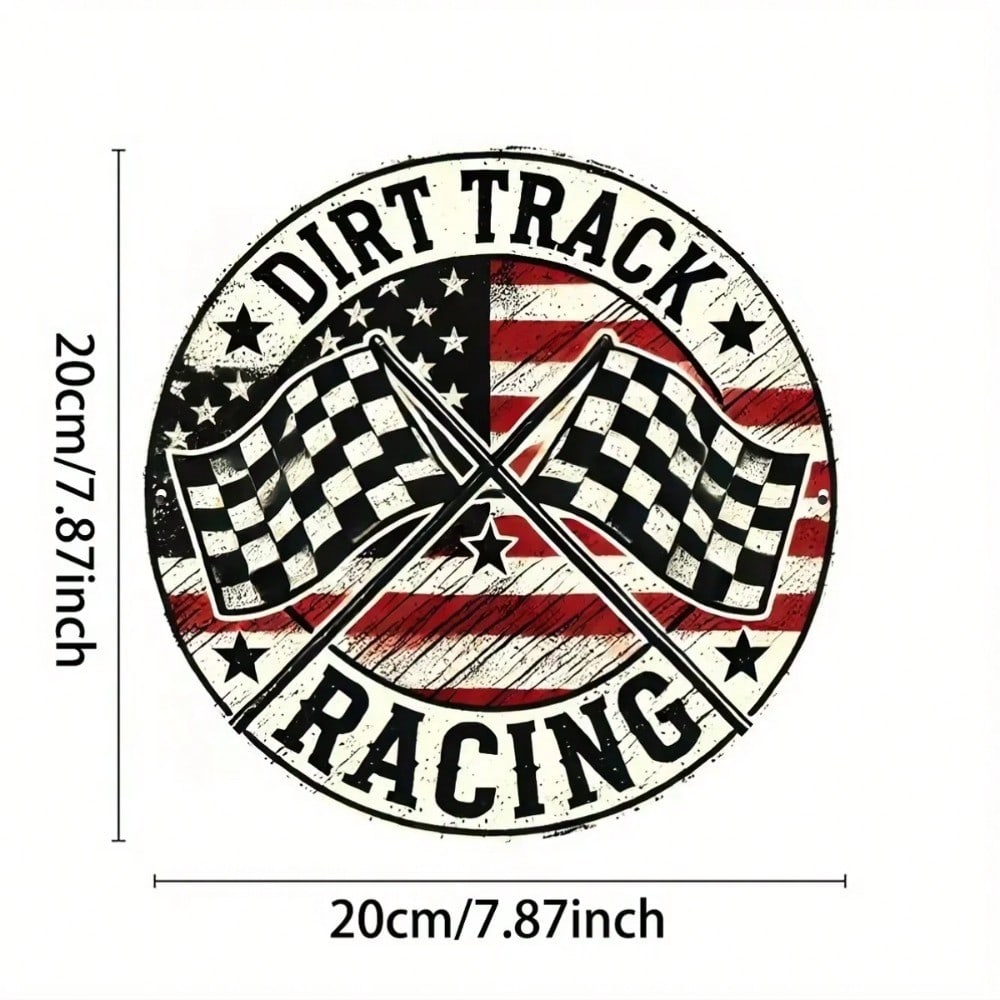 Vintage Tin Wall Art Metal Sign 8x8 Inch Retro Racing Dirt Track Painting Bar Decor різнокольоровий
Vintage Tin Wall Art Metal Sign 8x8 Inch Retro Racing Dirt Track Painting Bar Decor різнокольоровий