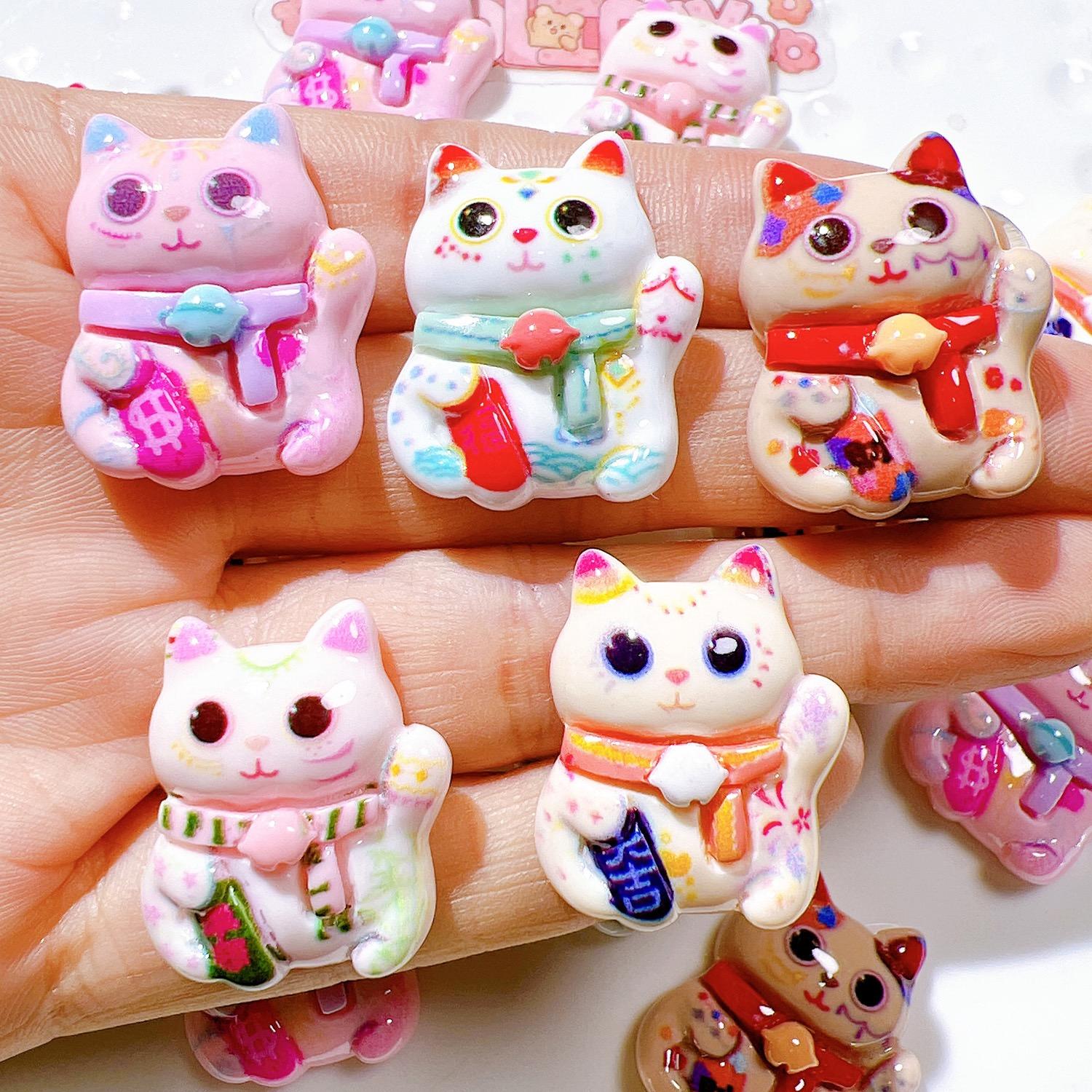 10 Pcs New Cute Cartoon Cat Series Flat Back Resin Scrapbooking DIY Jewelry Hairpin Craft Decoration
10 Pcs New Cute Cartoon Cat Series Flat Back Resin Scrapbooking DIY Jewelry Hairpin Craft Decoration
