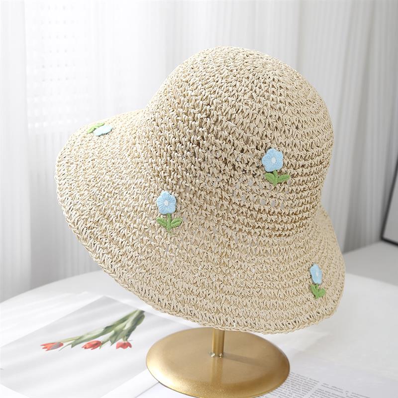 Women Foldable Anti-UV Casual Summer New Sunshade Travel Sweet Grass Little Flower Beach Bucket Hat 55-58(adult size)
Women Foldable Anti-UV Casual Summer New Sunshade Travel Sweet Grass Little Flower Beach Bucket Hat 55-58(adult size)