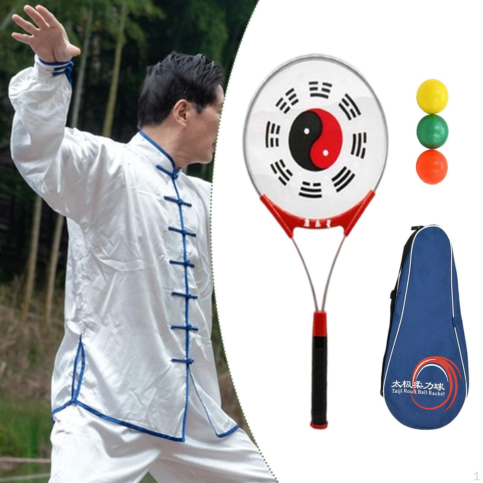 Tai Racket,with Taiji Ball,Handball,Equipment Strength Softball Force Racket for Beginner Easy
Tai Racket,with Taiji Ball,Handball,Equipment Strength Softball Force Racket for Beginner Easy