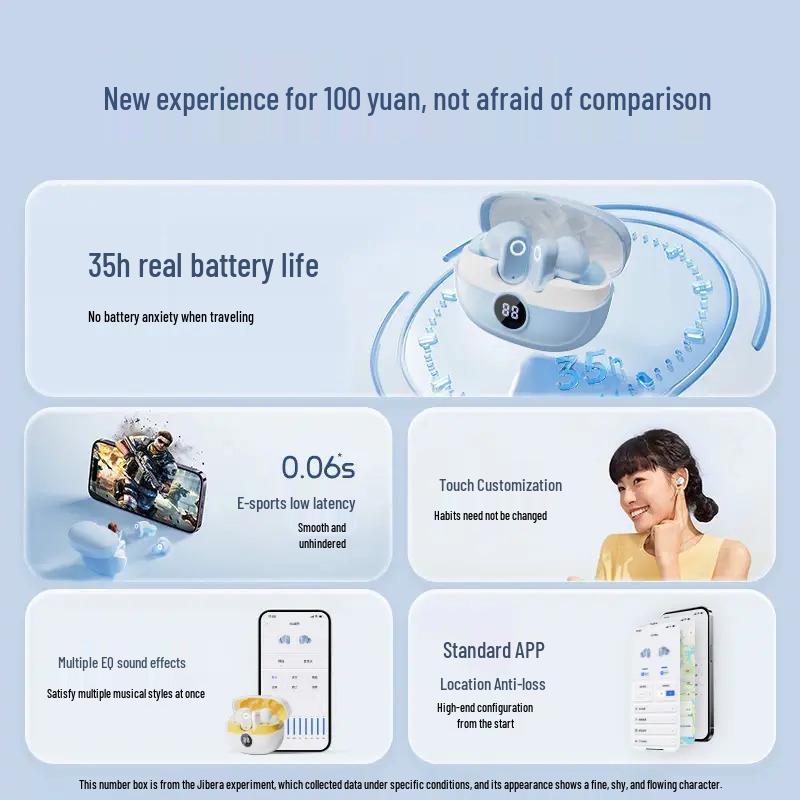 GT620 Wireless Bluetooth Earphones: Ultra-long Battery, Sports Noise Cancelling, In-ear Universal Design. синій
GT620 Wireless Bluetooth Earphones: Ultra-long Battery, Sports Noise Cancelling, In-ear Universal Design. синій