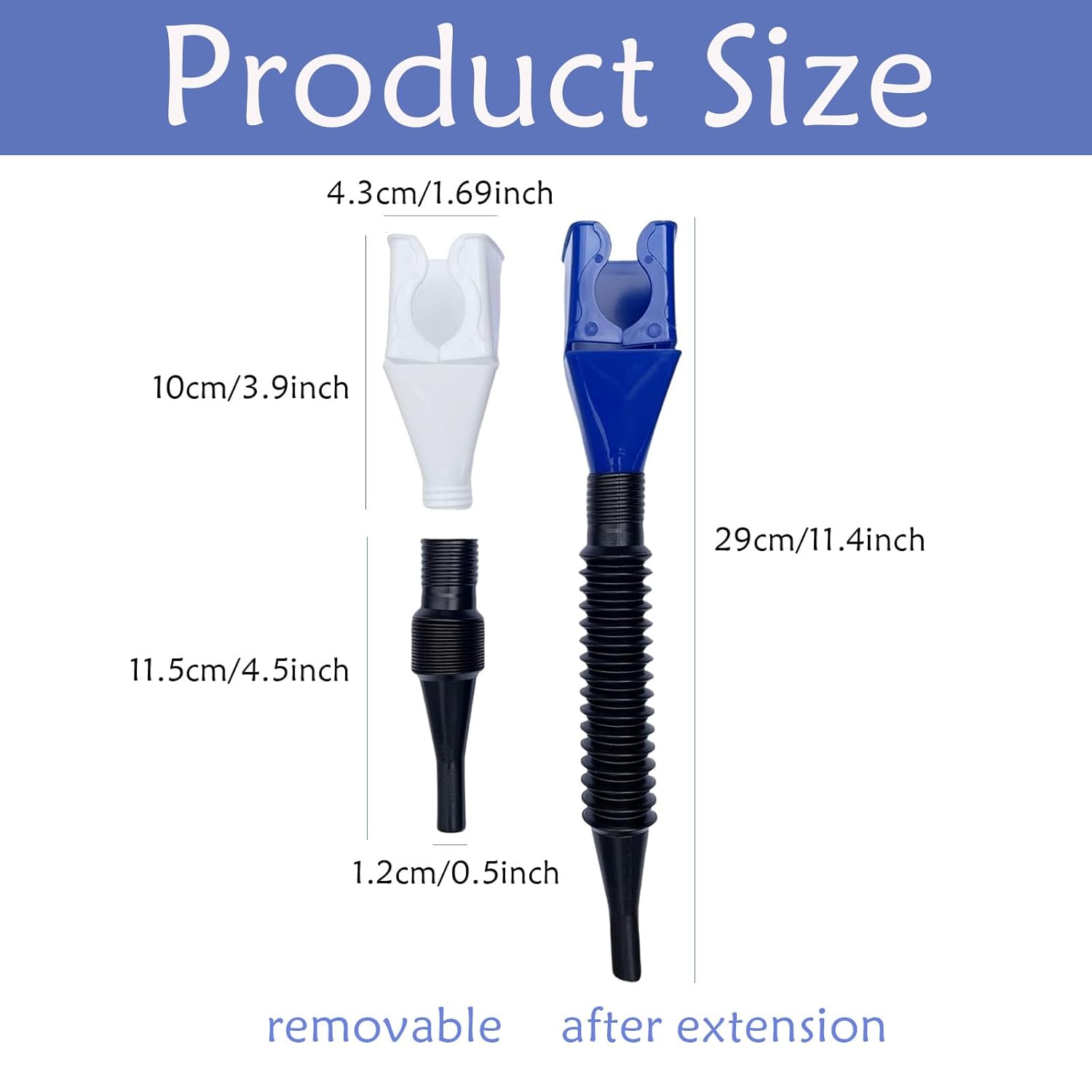 2PCS Oil Funnels for Automotive Use, Retractable Foldable Fuel Funnel, Universal Easy to Carry Wide Mouth Flexible for Car Motorcycle for Oil Change,
2PCS Oil Funnels for Automotive Use, Retractable Foldable Fuel Funnel, Universal Easy to Carry Wide Mouth Flexible for Car Motorcycle for Oil Change,