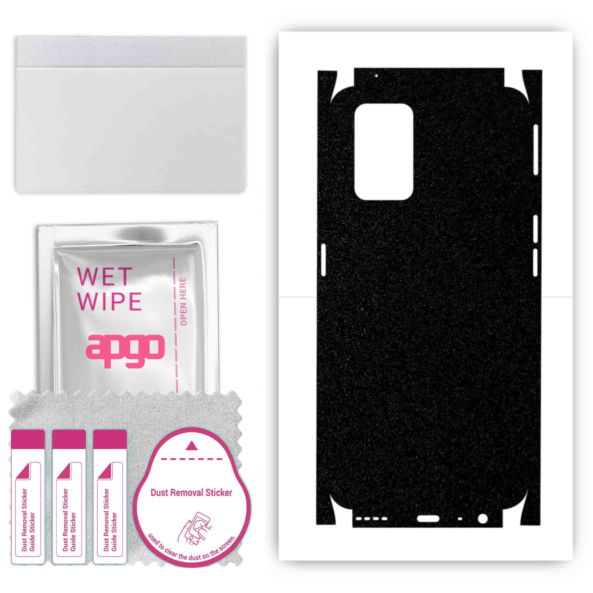 apgo Protective Skin Sticker for the back+sides compatible with Realme X7 Max, Full Wrap Film, Foil, Vinyl - Pattern Matte Black
apgo Protective Skin Sticker for the back+sides compatible with Realme X7 Max, Full Wrap Film, Foil, Vinyl - Pattern Matte Black