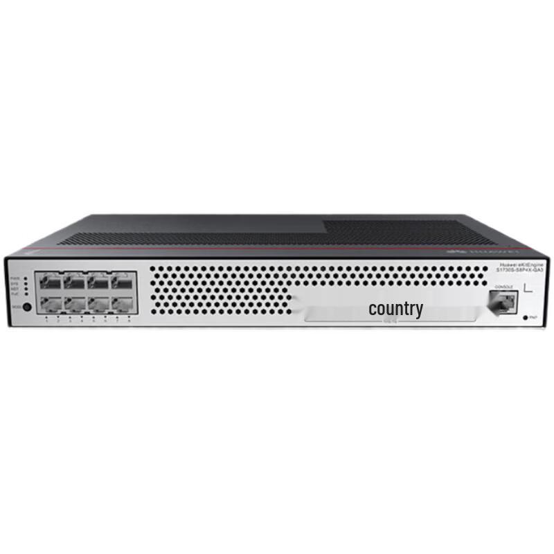 HUAWEI S1730S-S8P4X-QA3 8-Port Gigabit Layer 2 Managed POE Switch with 4x 10G SFP+
HUAWEI S1730S-S8P4X-QA3 8-Port Gigabit Layer 2 Managed POE Switch with 4x 10G SFP+
