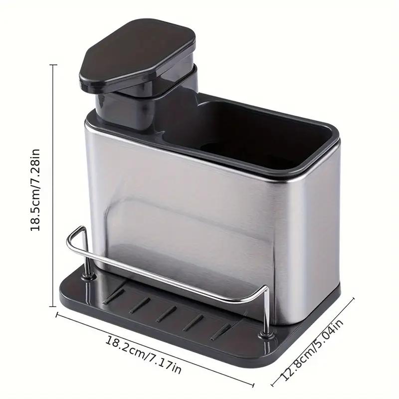 Stainless Steel Kitchen Storage Rack 3-In-1 Dishwasher Integrated Sink Detergent Soap Dispenser Drain Storage Box Organizer
Stainless Steel Kitchen Storage Rack 3-In-1 Dishwasher Integrated Sink Detergent Soap Dispenser Drain Storage Box Organizer