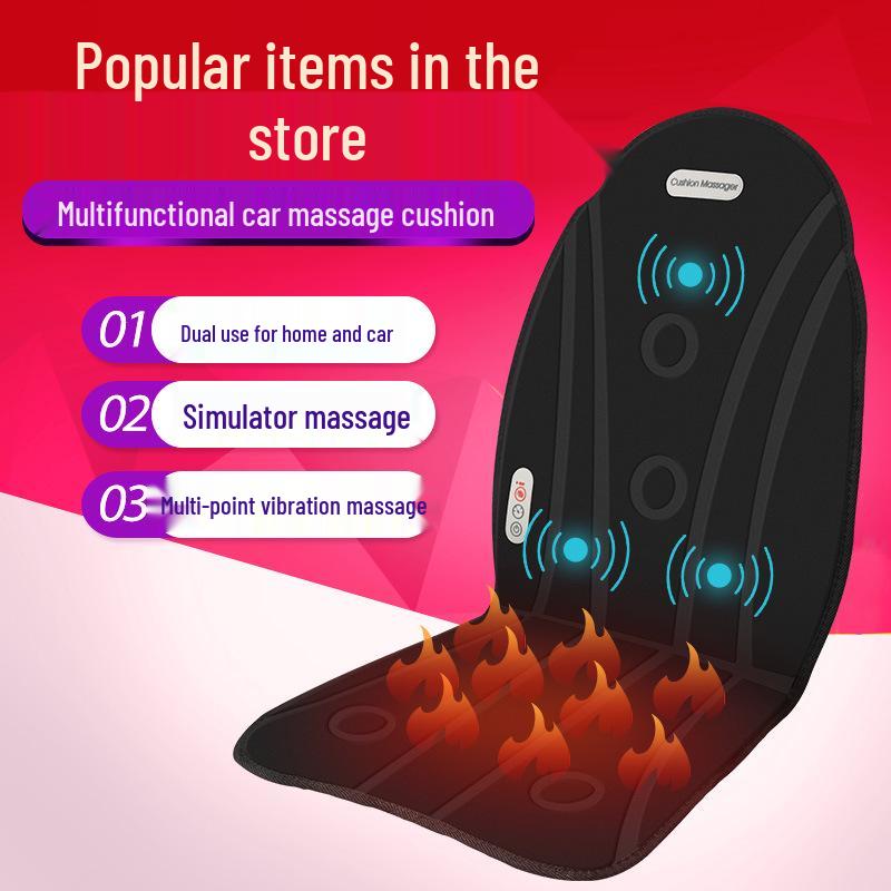 Подогреваемая массажная подушка для сиденья для офиса, автомобиля и использования зимой - Вибрирующая поясничная поддержка с теплотерапией чёрный
Подогреваемая массажная подушка для сиденья для офиса, автомобиля и использования зимой - Вибрирующая поясничная поддержка с теплотерапией чёрный