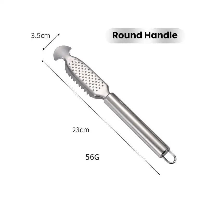 Stainless Steel Fish Scale Scraper & Belly Knife Kitchen Multi-use Grater for Ginger/Garlic Home & Street Vendor Scraper Tools
Stainless Steel Fish Scale Scraper & Belly Knife Kitchen Multi-use Grater for Ginger/Garlic Home & Street Vendor Scraper Tools