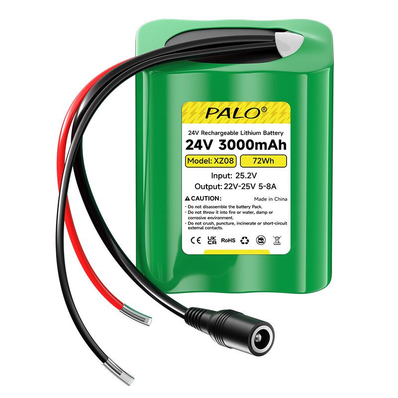 Xingwei 24V 3000mAh Rechargeable Lithium Battery for DIY Cameras, Fish Finders, and LED Light Strips
Xingwei 24V 3000mAh Rechargeable Lithium Battery for DIY Cameras, Fish Finders, and LED Light Strips