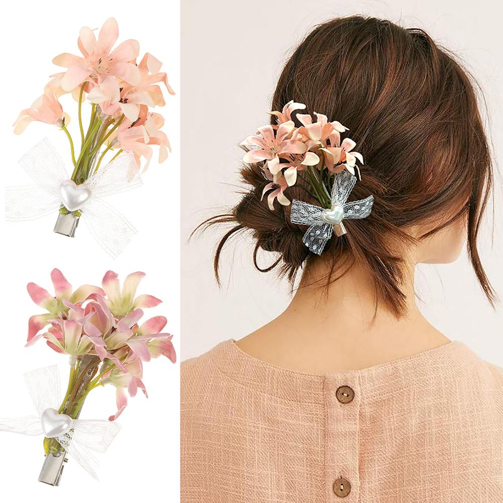Simulated bouquet Hair Clip Heart-shaped pearl Flower Hairpin Barrette Headwear Bridal bridesmaids Hair Accessories
Simulated bouquet Hair Clip Heart-shaped pearl Flower Hairpin Barrette Headwear Bridal bridesmaids Hair Accessories