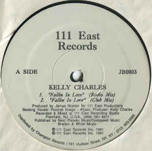 12inch Record KELLY CHARLES - Fallin In Love JB0003 111 East Record 1991 US Dance & Electronica Used
12inch Record KELLY CHARLES - Fallin In Love JB0003 111 East Record 1991 US Dance & Electronica Used
