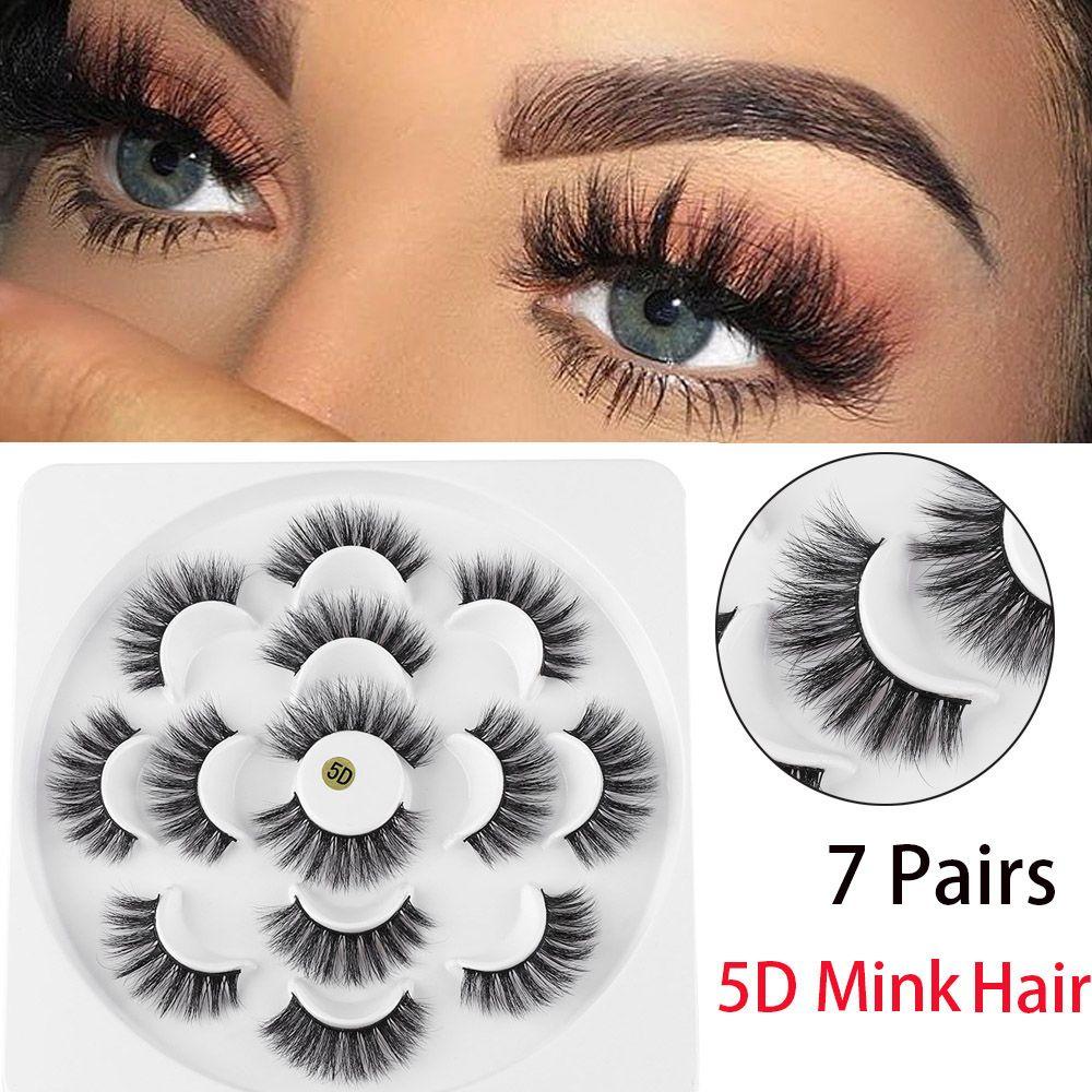 Wispy Fluffy Handmade Natural Long False Eyelashes Eye Lashes Extension 5D Mink Hair Thick Cross
Wispy Fluffy Handmade Natural Long False Eyelashes Eye Lashes Extension 5D Mink Hair Thick Cross
