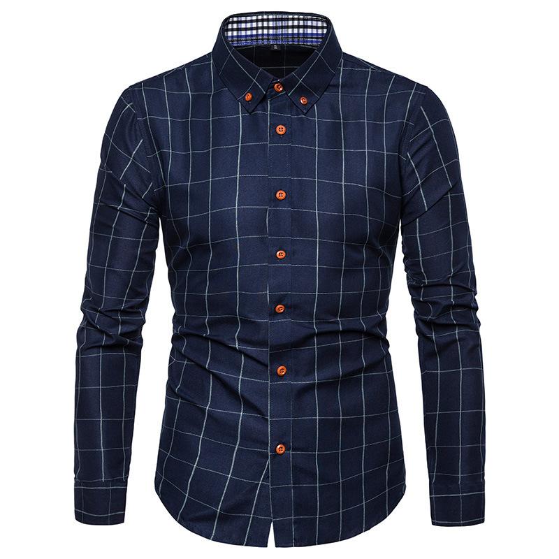 Men s Plaid Print Long Sleeve Button Up Shirts Slim Fit Casual Business Formal Dress Shirt Business Work Shirt for Men Breathable Soft Shirts L темно-синього кольору
Men s Plaid Print Long Sleeve Button Up Shirts Slim Fit Casual Business Formal Dress Shirt Business Work Shirt for Men Breathable Soft Shirts L темно-синього кольору