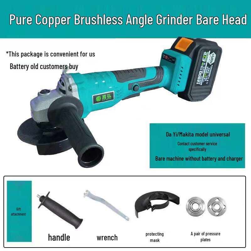 Універсальна потужна акумуляторна кутова шліфмашина A3 безщіткова з літієвим акумулятором
Універсальна потужна акумуляторна кутова шліфмашина A3 безщіткова з літієвим акумулятором