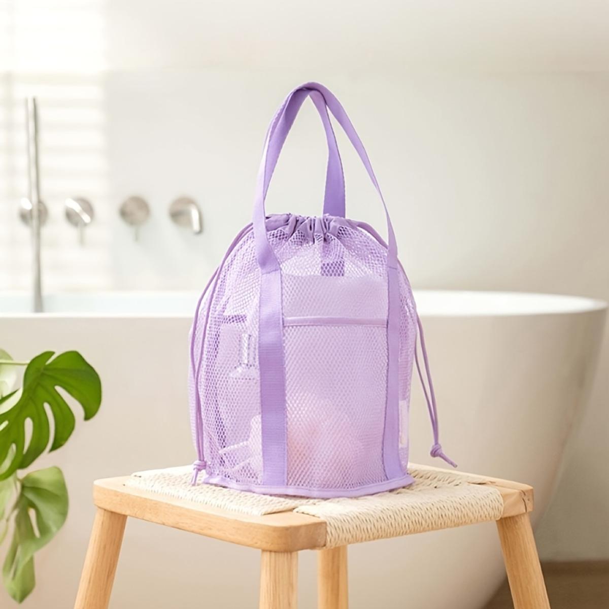 Durable Nylon Drawstring Mesh Bag, Large Capacity Toiletry Organizer with Handle and Multiple Pockets, 4 Colors
Durable Nylon Drawstring Mesh Bag, Large Capacity Toiletry Organizer with Handle and Multiple Pockets, 4 Colors