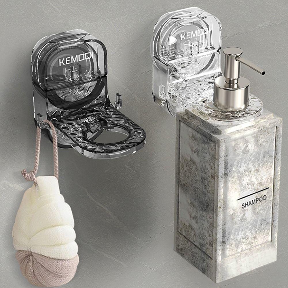 Wall Mounted Shower Gel Bottle Rack Adjustable Soap Dispenser Holders Shampoo Hanger Hooks прозорий
Wall Mounted Shower Gel Bottle Rack Adjustable Soap Dispenser Holders Shampoo Hanger Hooks прозорий