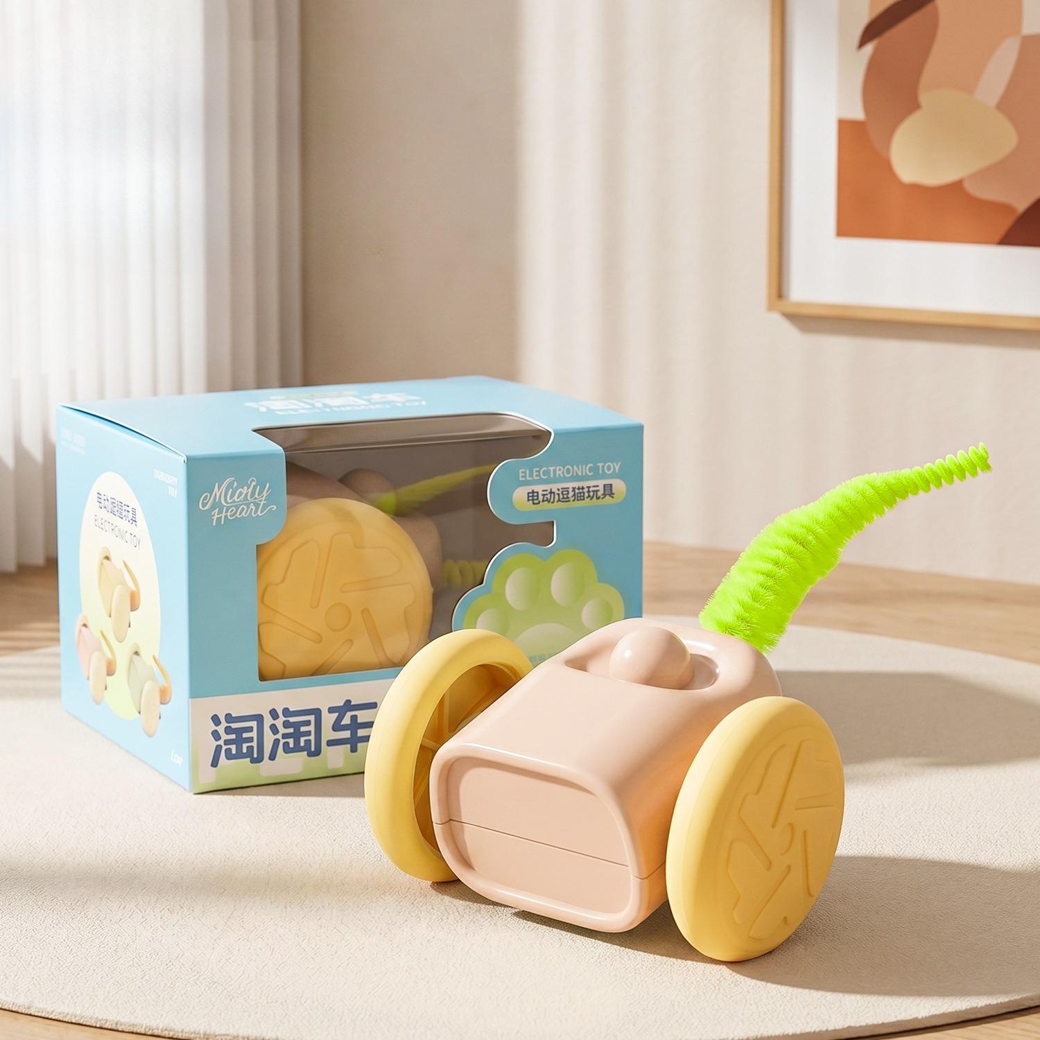 Intelligent Electric Toy Car Taotao - A Cat Self-amusement Device That Entertains and Relaxes Cats. Pet Toy Car.
Intelligent Electric Toy Car Taotao - A Cat Self-amusement Device That Entertains and Relaxes Cats. Pet Toy Car.
