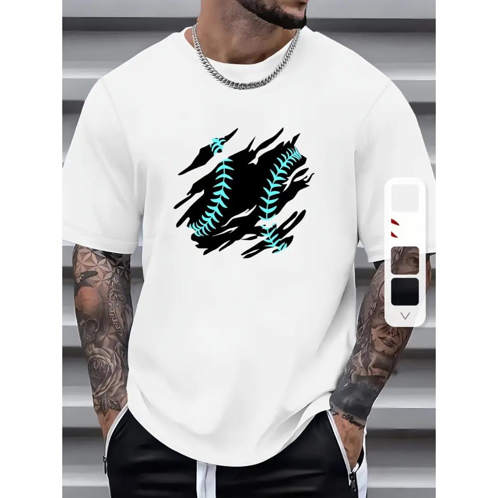 Neon Baseball Print T-Shirt,Soft Breathable & Fade-Resistant, Classic Fit for Daily Casual Wear XXL белый
Neon Baseball Print T-Shirt,Soft Breathable & Fade-Resistant, Classic Fit for Daily Casual Wear XXL белый