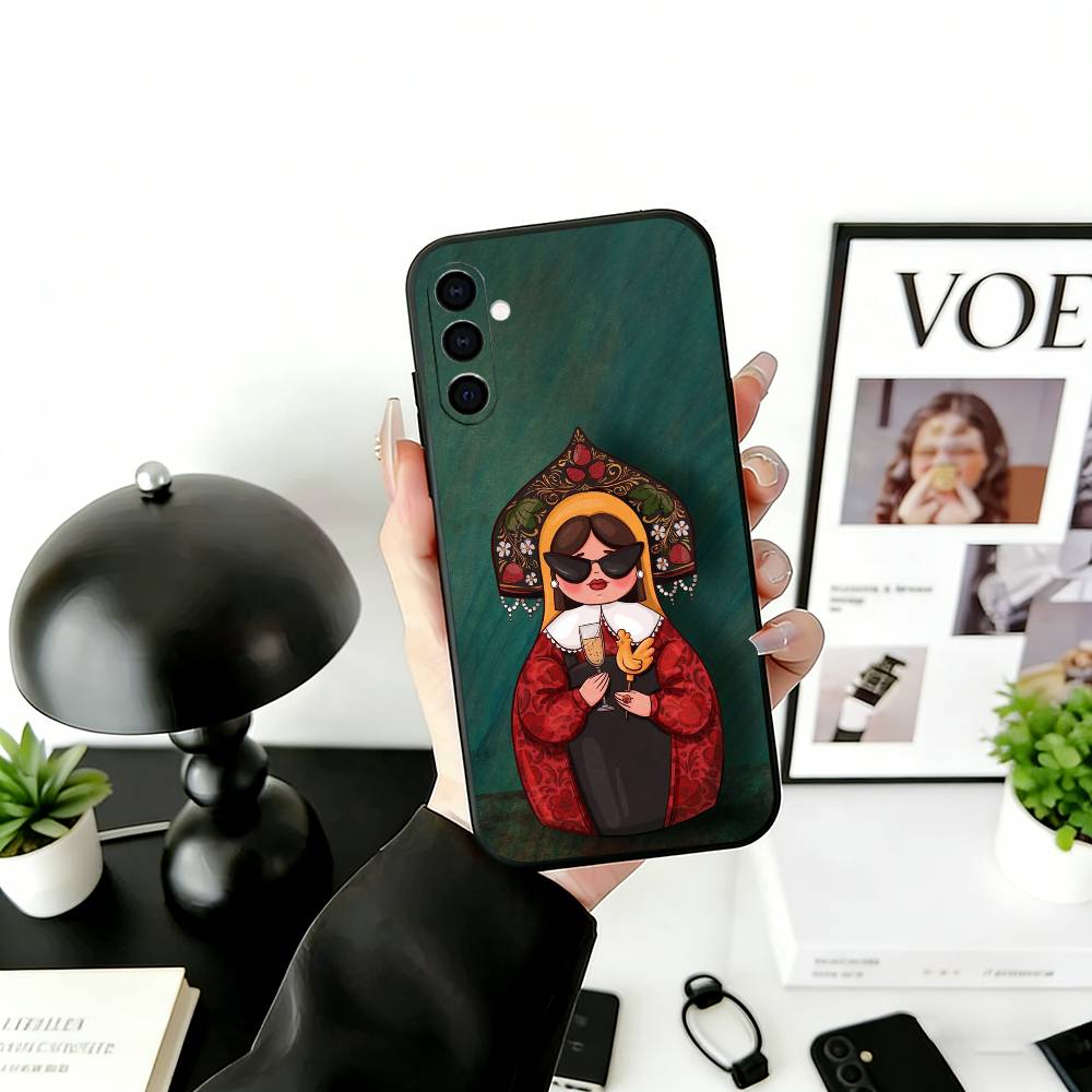 Очаровательный Чехол для Телефона с Русской Народной Росписью для Samsung Galaxy A73,A72,A71,A70,A53,A52,A51,Мягкий Силиконовый Черный Чехол Samsung a12
Очаровательный Чехол для Телефона с Русской Народной Росписью для Samsung Galaxy A73,A72,A71,A70,A53,A52,A51,Мягкий Силиконовый Черный Чехол Samsung a12