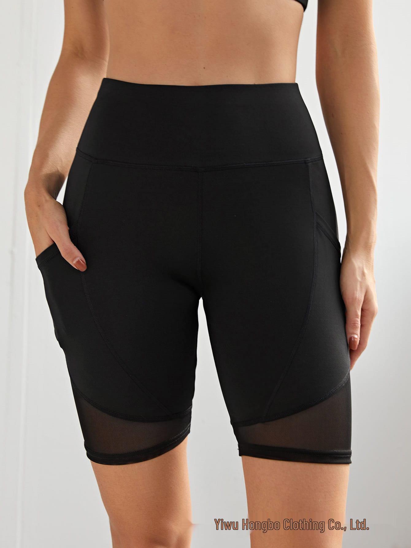 Women s High Waist Black Mesh Yoga Shorts with Pocket Large чёрный
Women s High Waist Black Mesh Yoga Shorts with Pocket Large чёрный