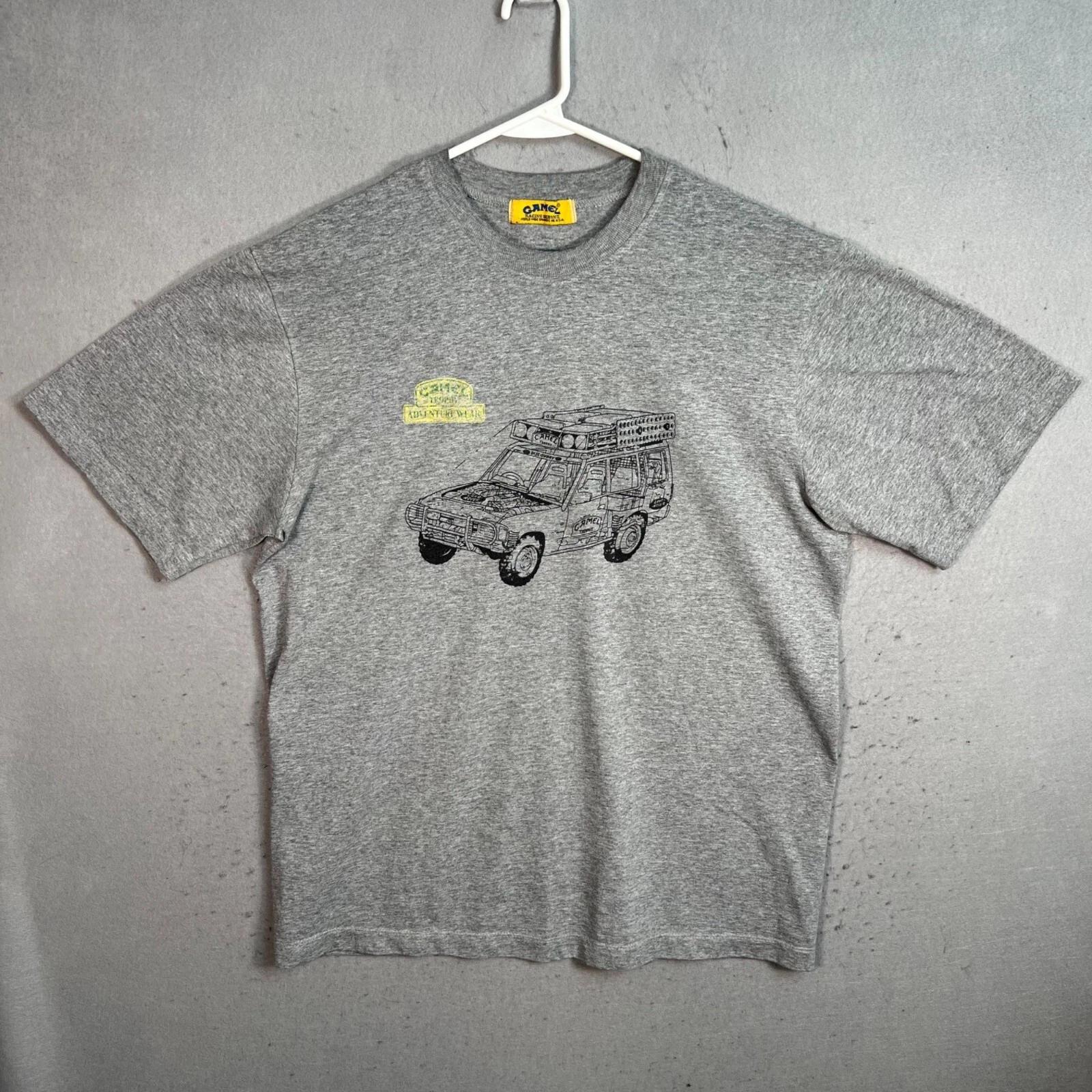 Vintage 90s Camel Racing Service Land Rover Discovery T Shirt Adult Large Gray 4XL
Vintage 90s Camel Racing Service Land Rover Discovery T Shirt Adult Large Gray 4XL