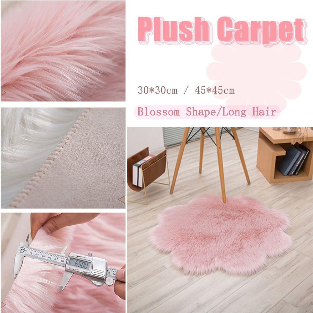 Long Hair Plush Carpet Faux Wool Plum Blossom Carpets Modern Soft Rug Living Room Decoration 45cm
Long Hair Plush Carpet Faux Wool Plum Blossom Carpets Modern Soft Rug Living Room Decoration 45cm
