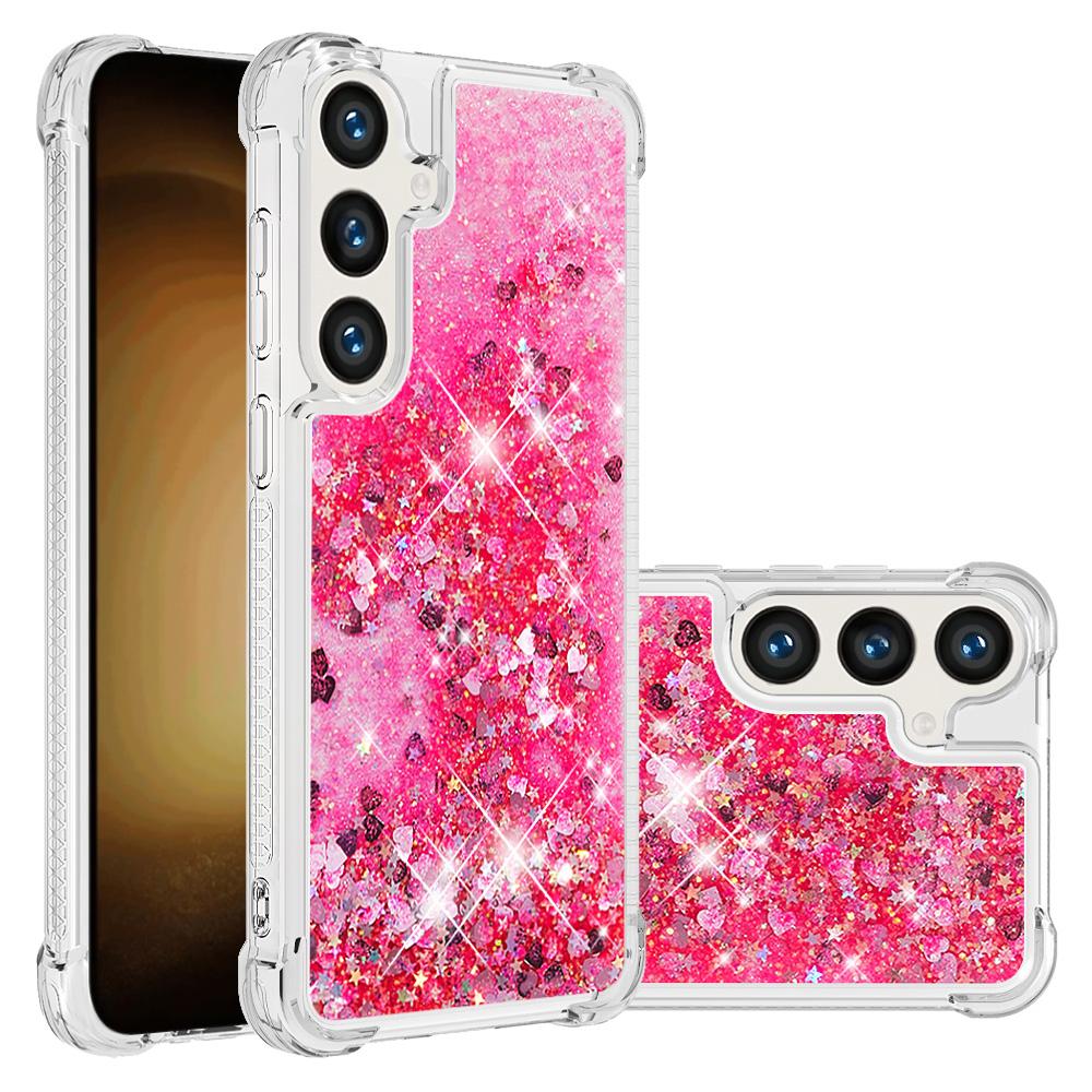 For Samsung Galaxy S24 FE TPU Case Glitter Quicksand Shockproof Phone Back Cover Pink/Hearts
For Samsung Galaxy S24 FE TPU Case Glitter Quicksand Shockproof Phone Back Cover Pink/Hearts
