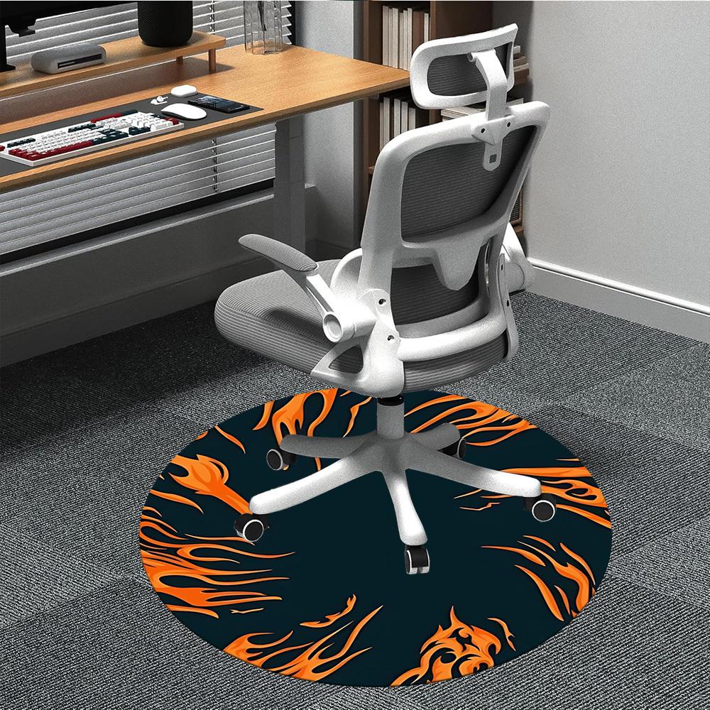 1pc Flame Circle Design Chair Carpet for Office, Soft, Non-Slip Polyester Mat, Office, Entryway, Living Room, Bedroom, yy251207278 80cm by 80cm
1pc Flame Circle Design Chair Carpet for Office, Soft, Non-Slip Polyester Mat, Office, Entryway, Living Room, Bedroom, yy251207278 80cm by 80cm