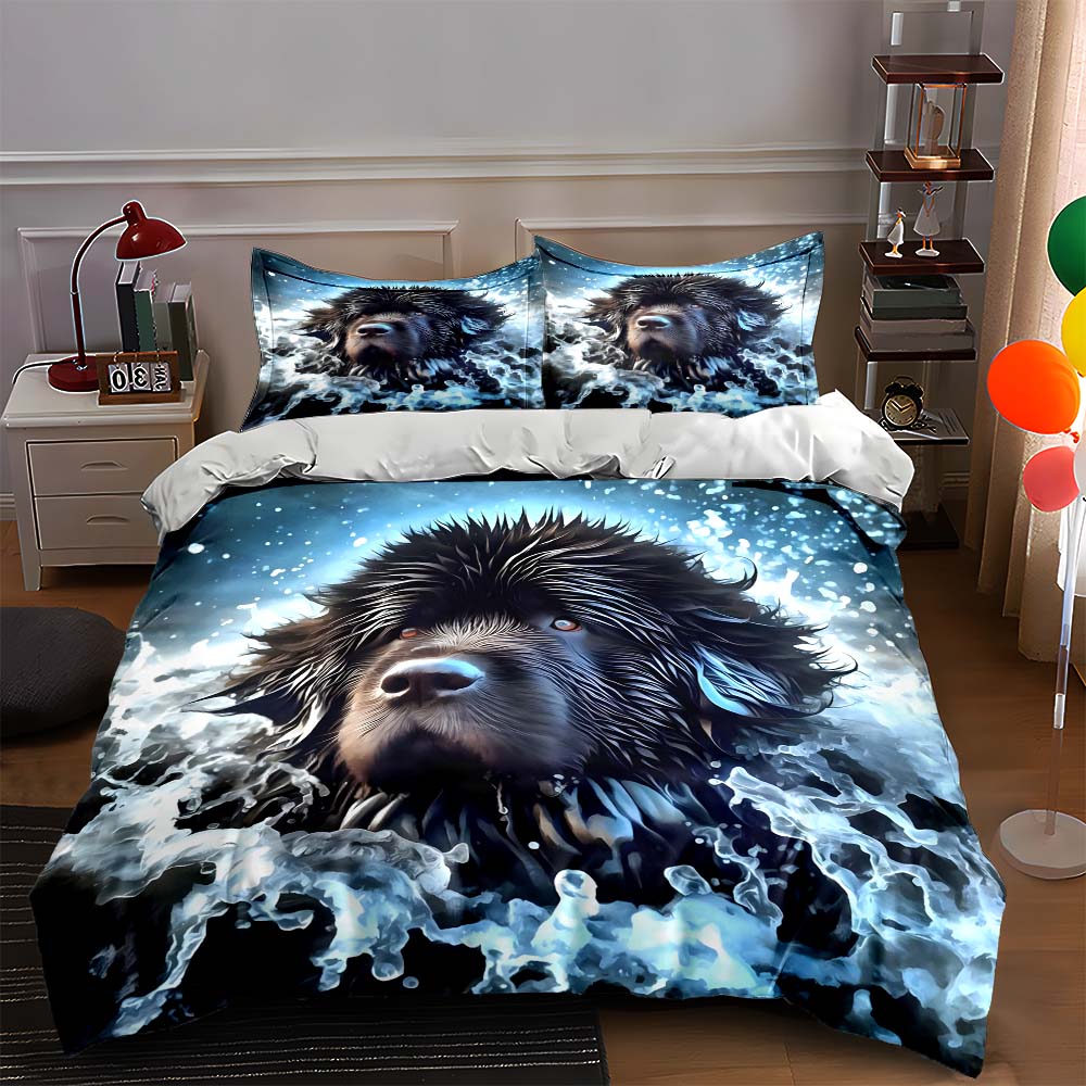 Dog, water, splash. Bedding Duvet cover sets Duvet covers Pillowcases gifts (1 * Duvet Cover 2 * Pillowcases, without duvet insert) 135x200cm
Dog, water, splash. Bedding Duvet cover sets Duvet covers Pillowcases gifts (1 * Duvet Cover 2 * Pillowcases, without duvet insert) 135x200cm