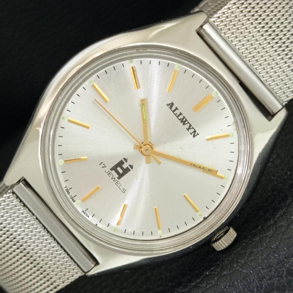 ALLWYN 6300A HAND-WINDING INDIA MENS VINTAGE SILVER COLOR DIAL WATCH a706204-1
ALLWYN 6300A HAND-WINDING INDIA MENS VINTAGE SILVER COLOR DIAL WATCH a706204-1